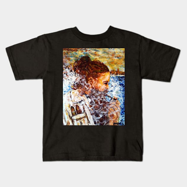 Reflections Kids T-Shirt by amoxes